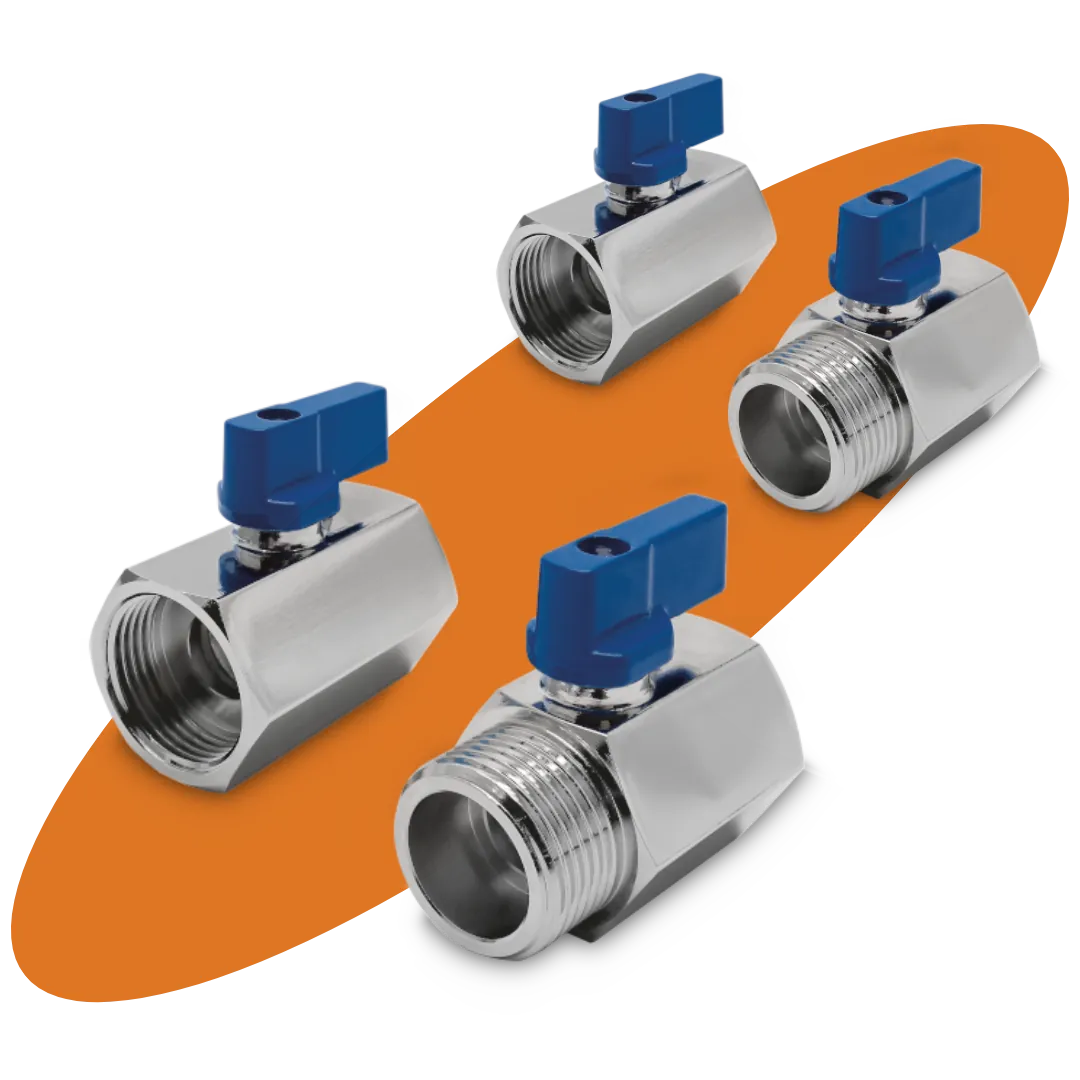 Válvula de Esfera Latão Forjado Mini